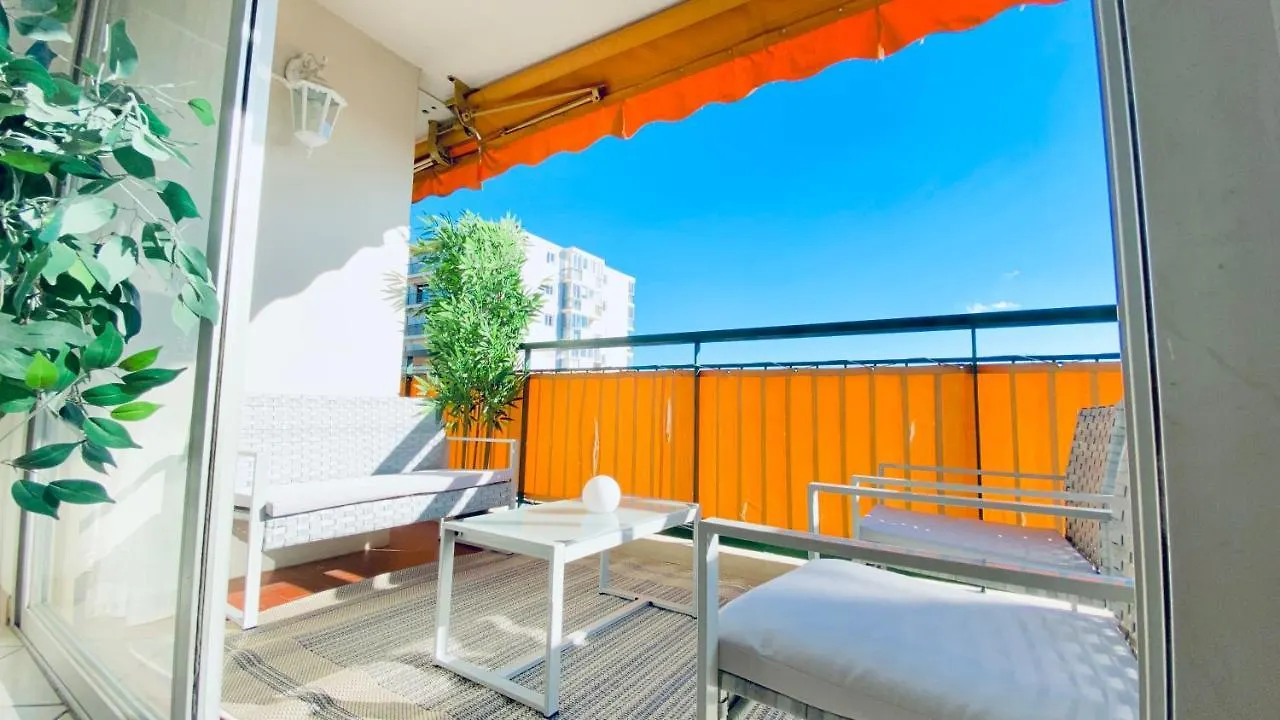 T3 VUE MER - Parc, Base loisirs, Bus Sophia Antipo Antibes Appartement